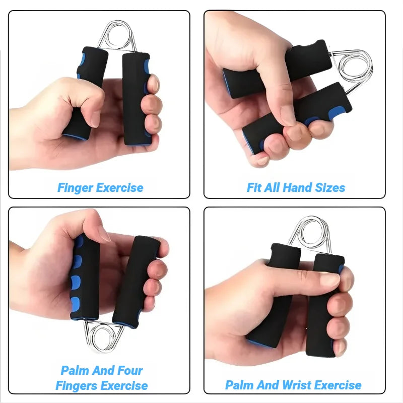 Spring Hand Grip Finger Strength Trainer Power Exerciser Sponge Forearm Strengthener Carpal Expander Sport Muscle Training