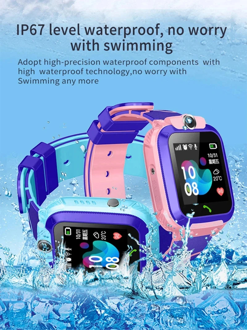 Xiaomi Kids Smart Watch SOS GPS Location Tracker  Sim Card Call Child SmartWatch