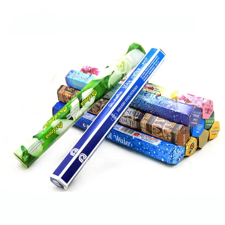 20 Sticks Indian Incense – White Sage, Lavender & Aromatherapy Scents