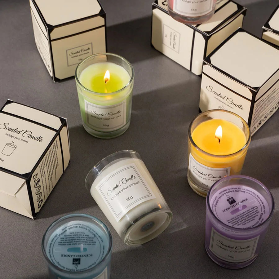 Premium Aromatherapy Candle – Handmade Soy Wax in Gift Box