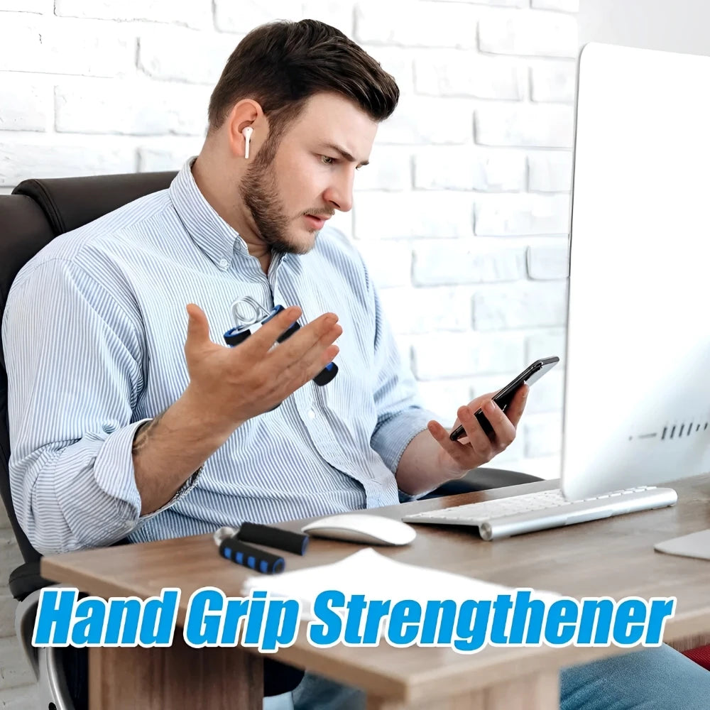 Spring Hand Grip Finger Strength Trainer Power Exerciser Sponge Forearm Strengthener Carpal Expander Sport Muscle Training