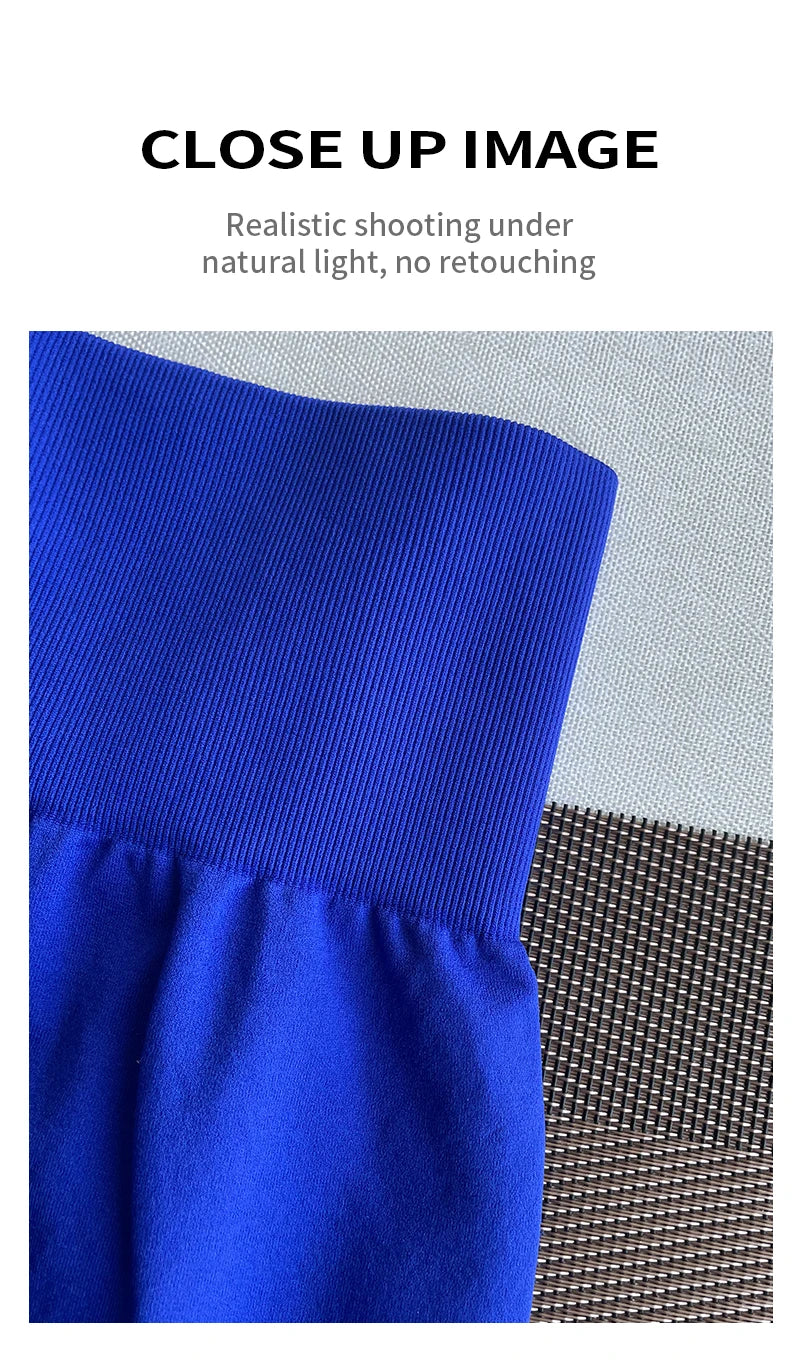 TKITK Women’s Seamless Spandex Shorts – Soft Workout & Yoga Tights