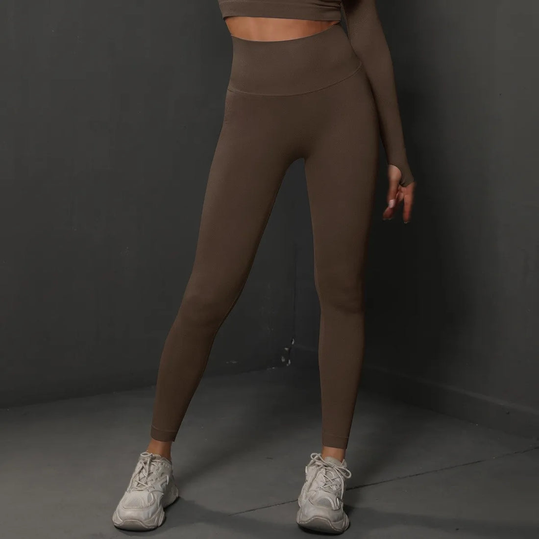 Women’s High-Waist Yoga Leggings – Seamless Push-Up Fitness Pants