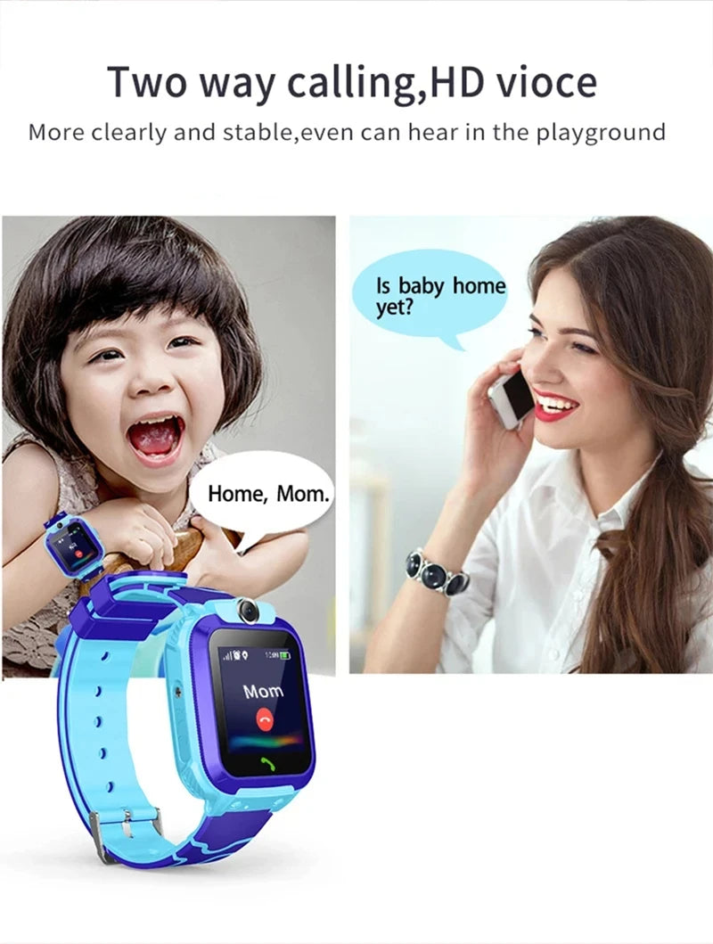 Xiaomi Kids Smart Watch SOS GPS Location Tracker  Sim Card Call Child SmartWatch