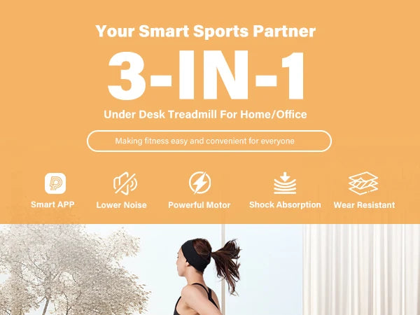 300lbs Home Treadmill – 2.5HP Walking & Running Fitness Machine