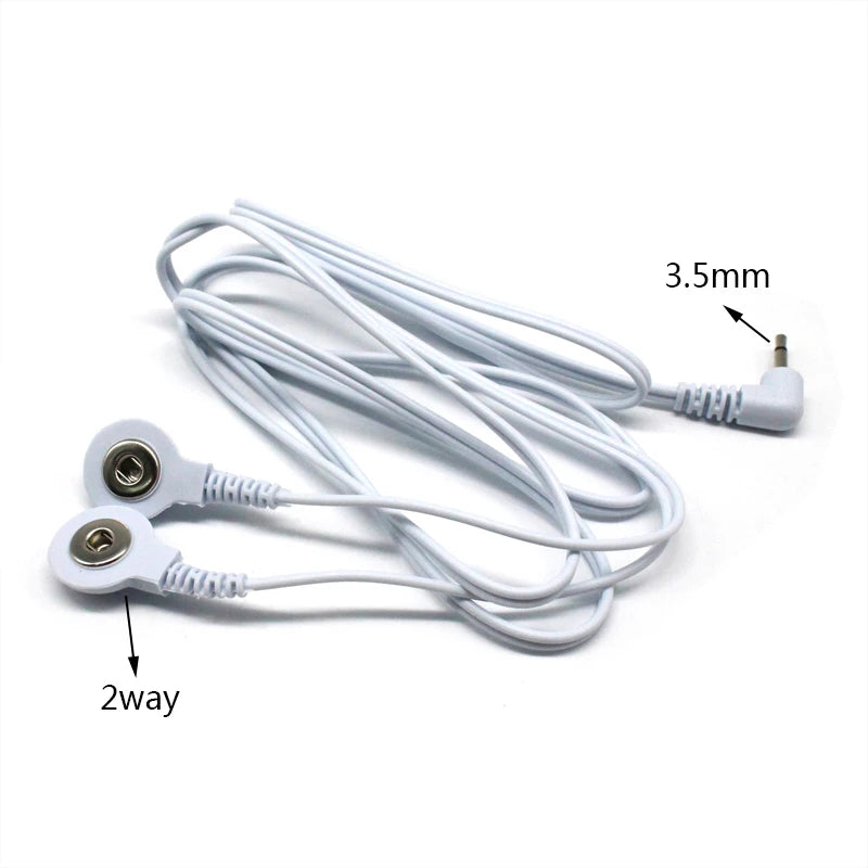TENS Unit Electrode Lead Wires – 2-Way & 4-Way Cable with Pads